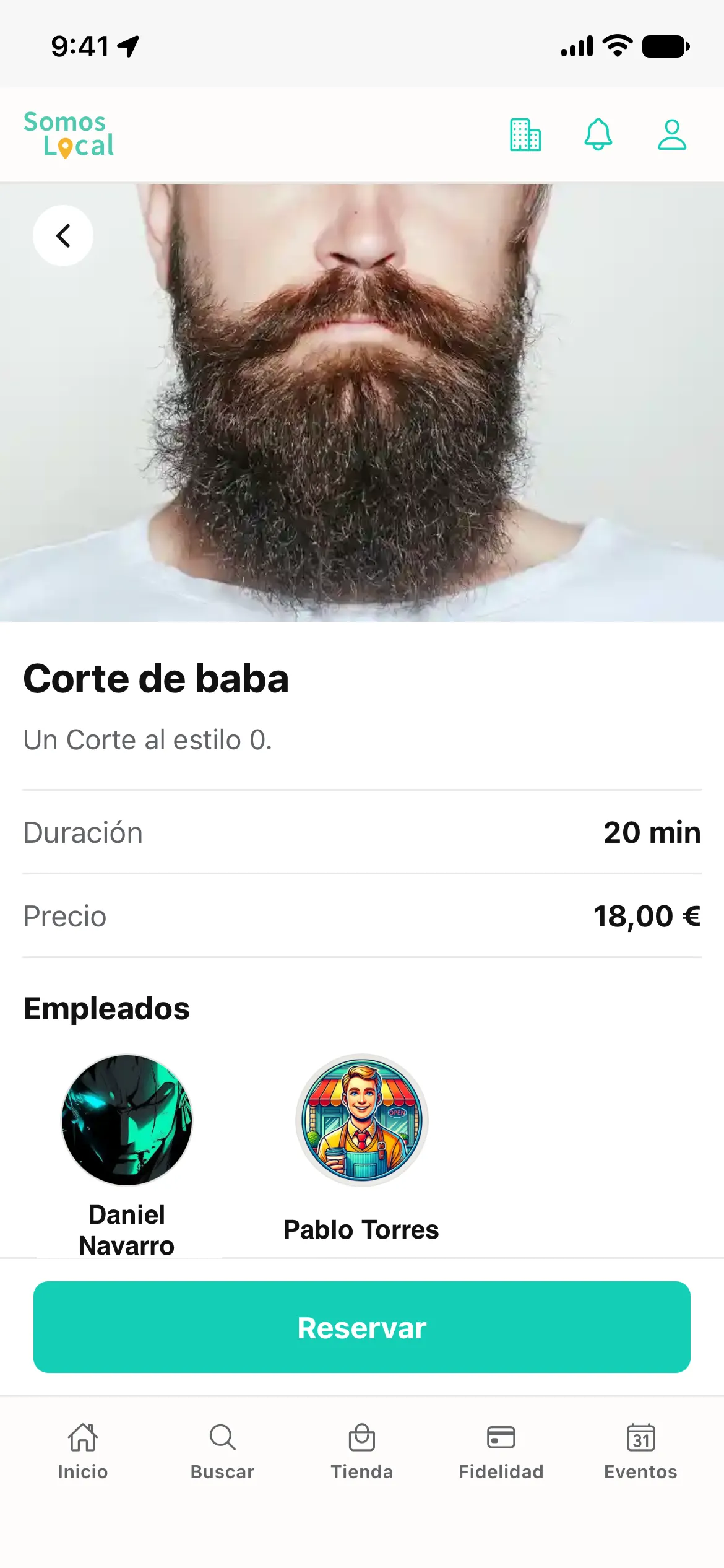 Profesionales que el cliente puede elegir para un servicio